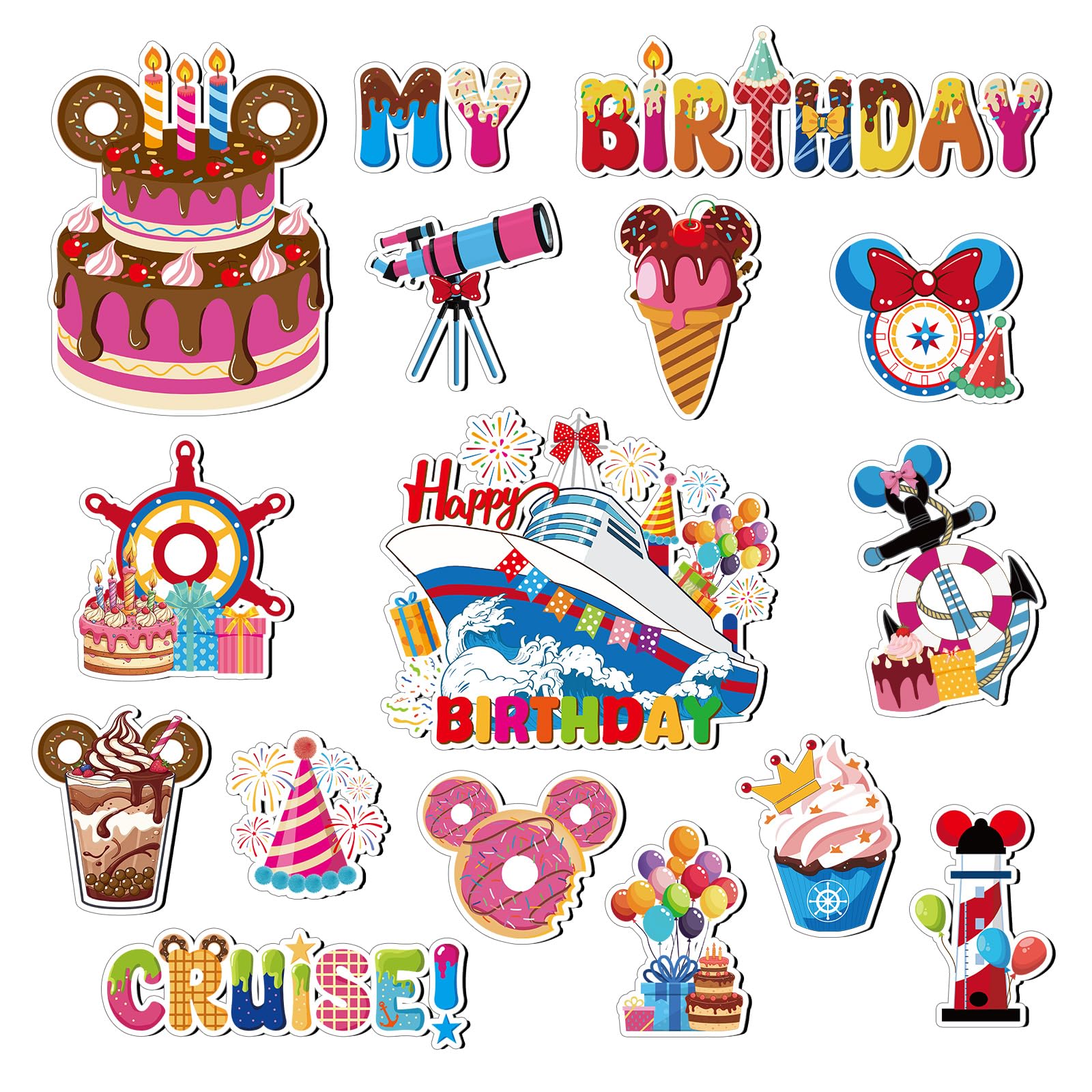Lebsitey Cruise Door Magnets Cruise Magnets for Door Decoration Ship Cabin