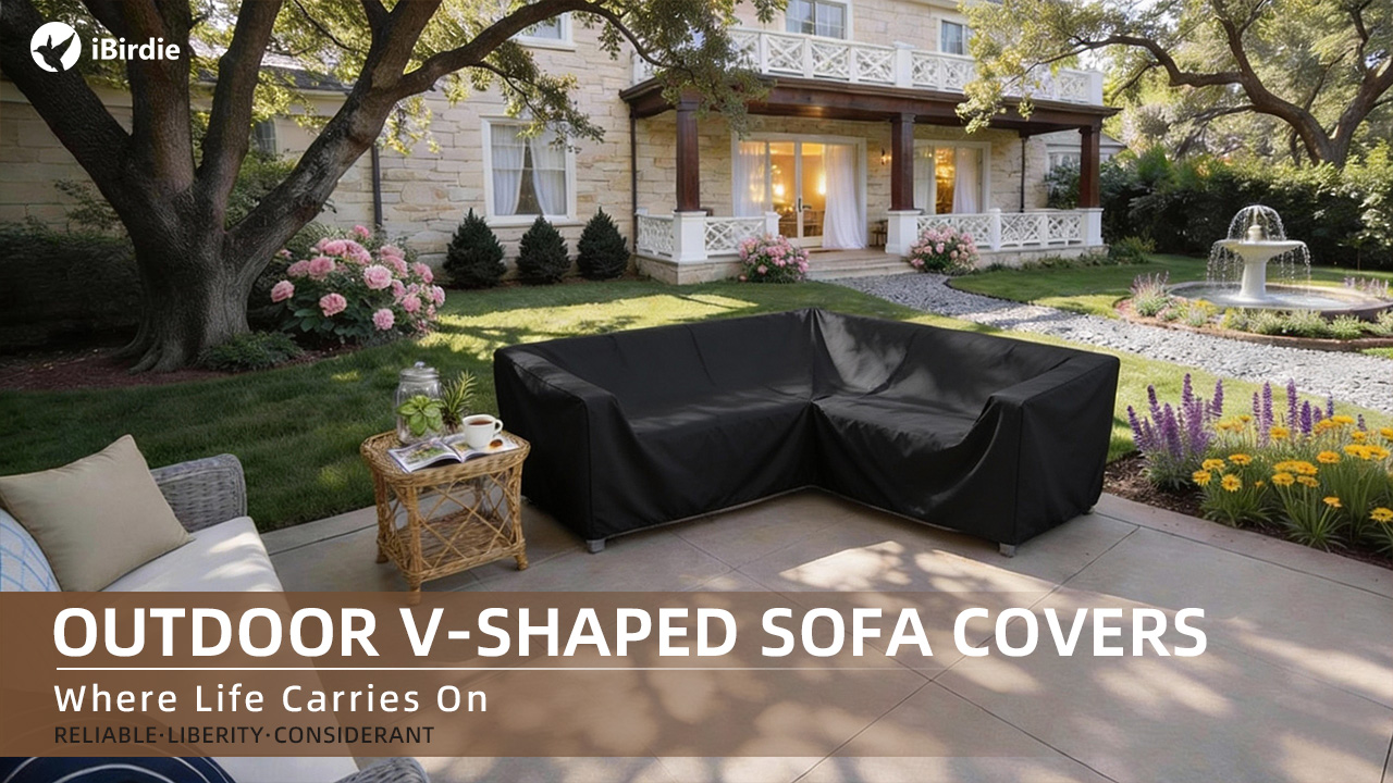 Amazon.com : iBirdie Outdoor Sectional Cover fit 90 x 90 inch, 89