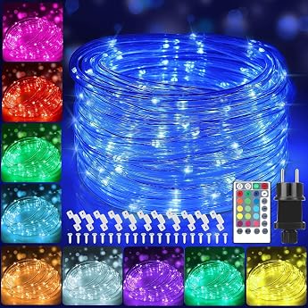 Colorful LED Copper Wire Fairy Lights 16 Colors 132 Modes [Energy Class F]