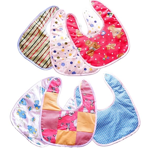 ROSA MYSTICA Cotton Baby Bibs/Apron Waterproof for 0-2 years