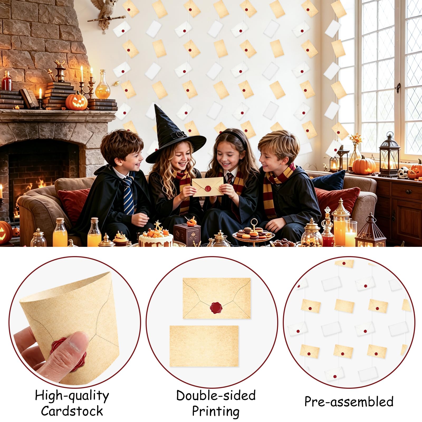 Magic Wizard Letter Banners - Party & Home Decor -3