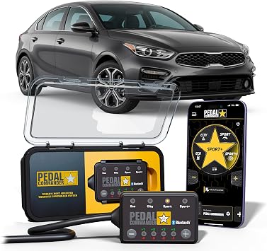PEDAL COMMANDER for Kia Forte 2014-2018 Throttle Response Controller - 36 Driving Settings, Anti-Theft, App Control, Throttle Controller Performance Parts, Forte Accessories