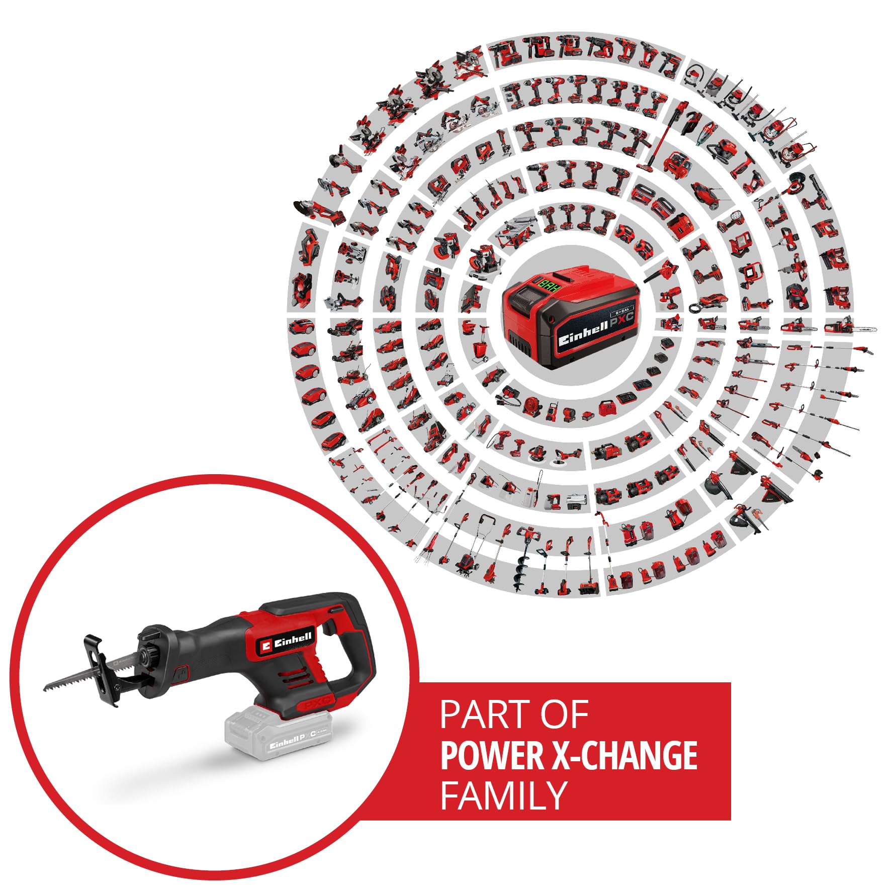 Einhell Scie sabre sans fil sans fil TE-AP 18/24 Li-Solo