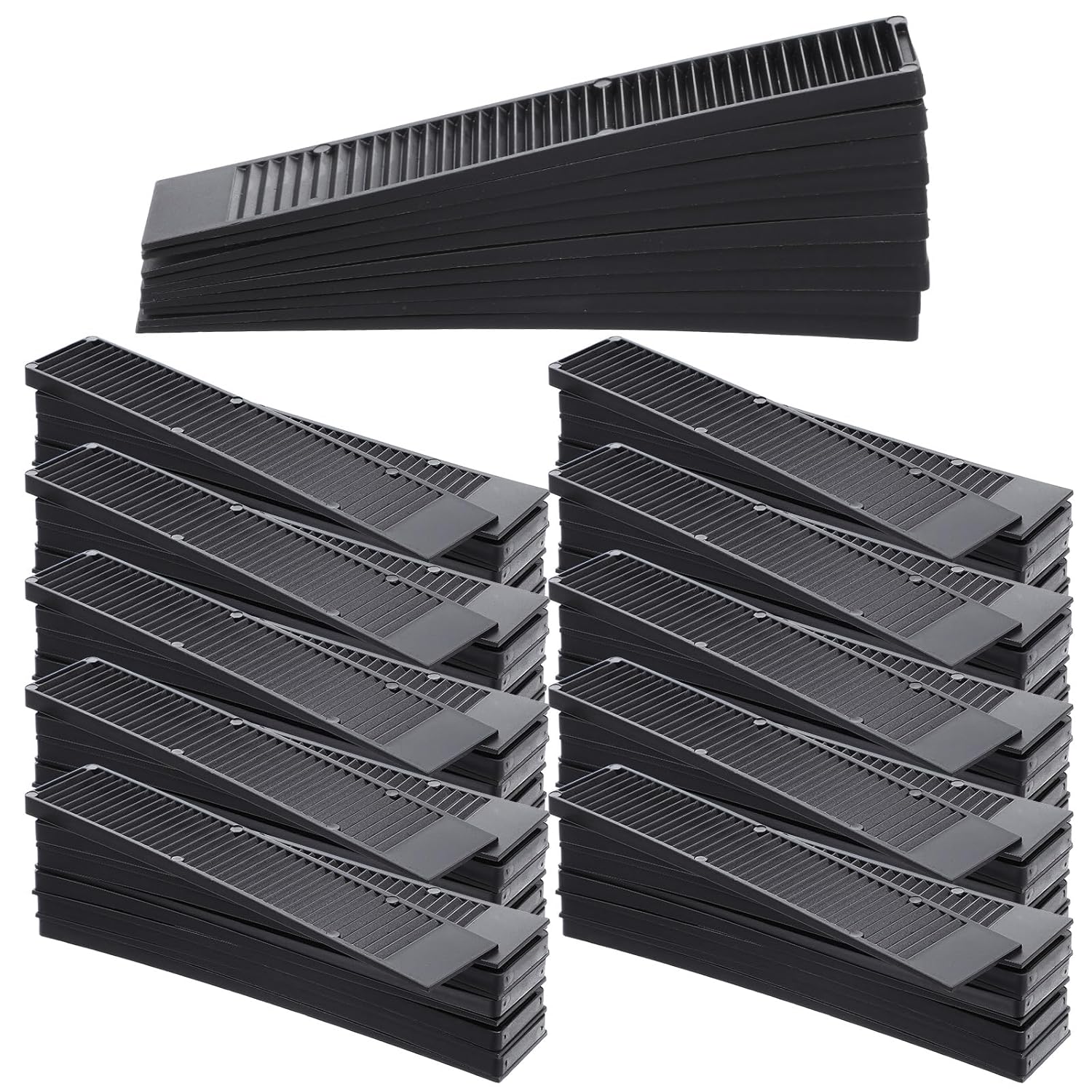 100 Pack Composite Shims - Hard Composite Shims for Home Improvement - Never Rot Shim for Leveling，Restaurant Table Shim，Table Wedges，DIY Furniture Levelers