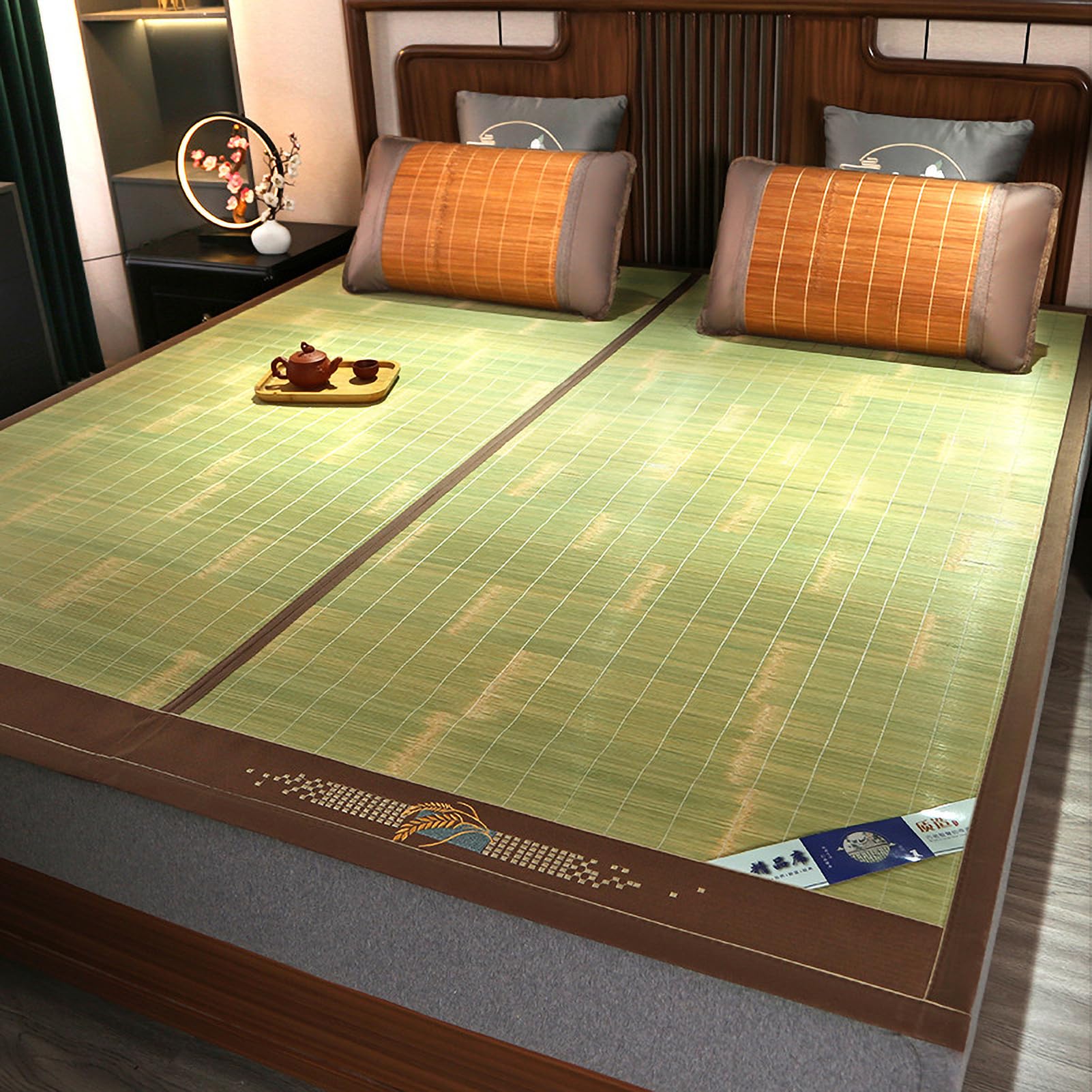 Tapis de couchage rafraîchissant pour des nuits d'été fraîches et sereines en soie glacée