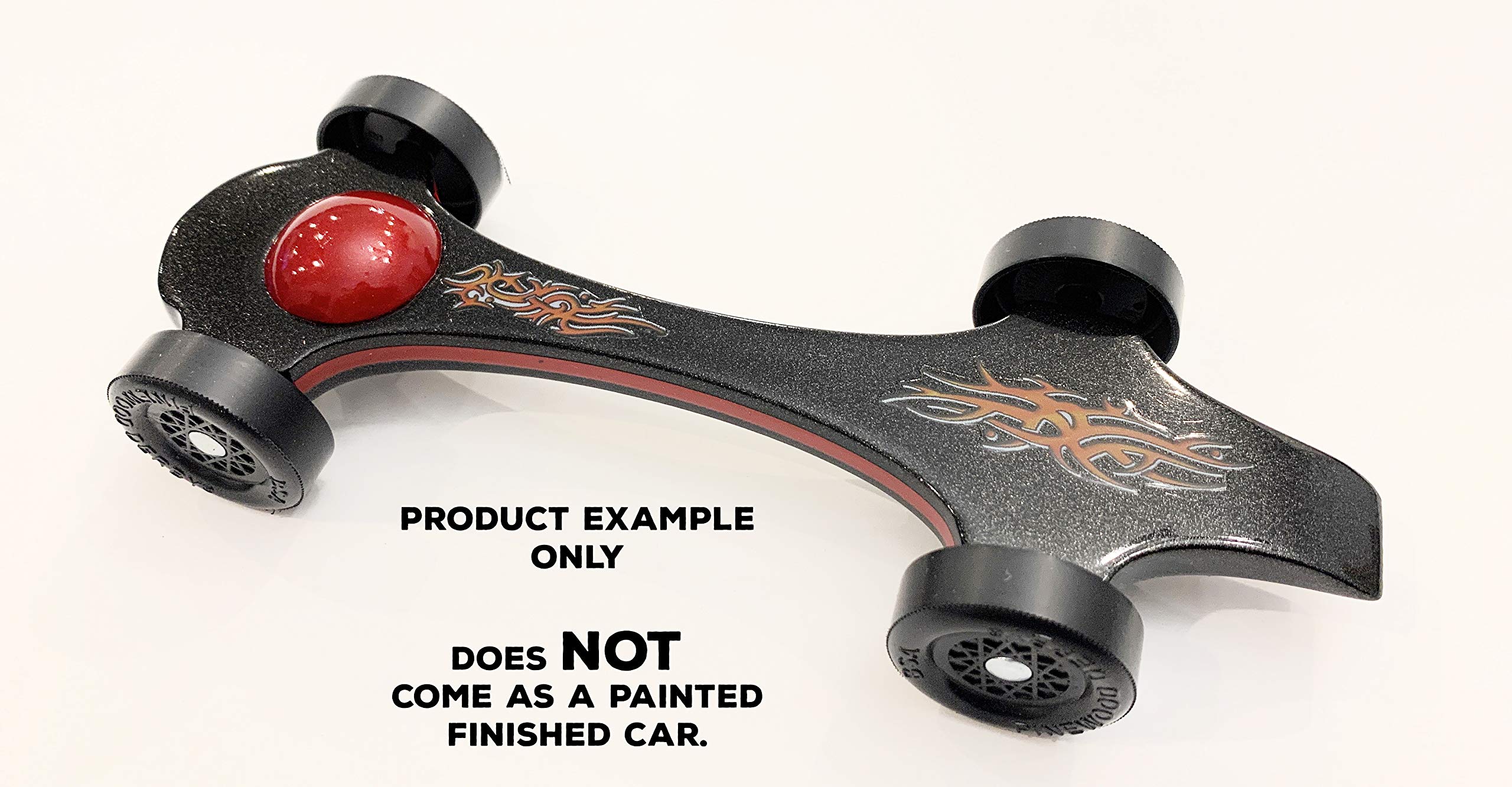 Maximum Velocity Pine Derby Car Kit | Derby Car Kit Includes Speed Official Scout Wheels, Axles, Graphite & Tungsten Weight | Maxinator Pinewood Car