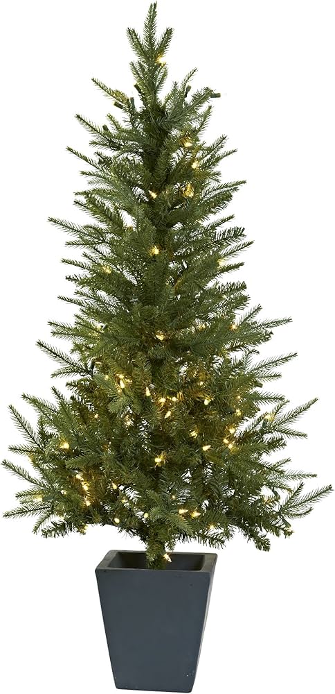 Amazon.com: Nearly Natural 5443 Christmas Tree with Clear Lights