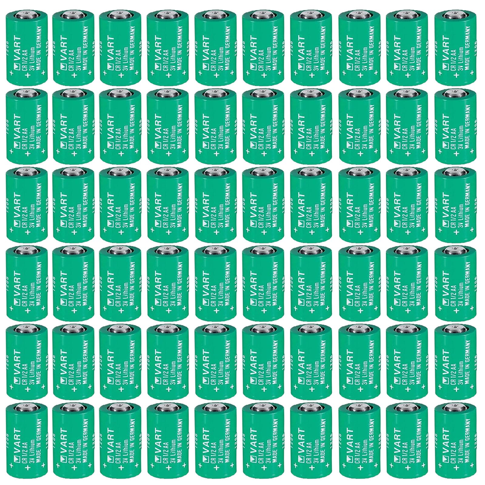 60X Replacement for VART CR1 2AA 3V Lithium Battery CR 1 2AA - 950mAh