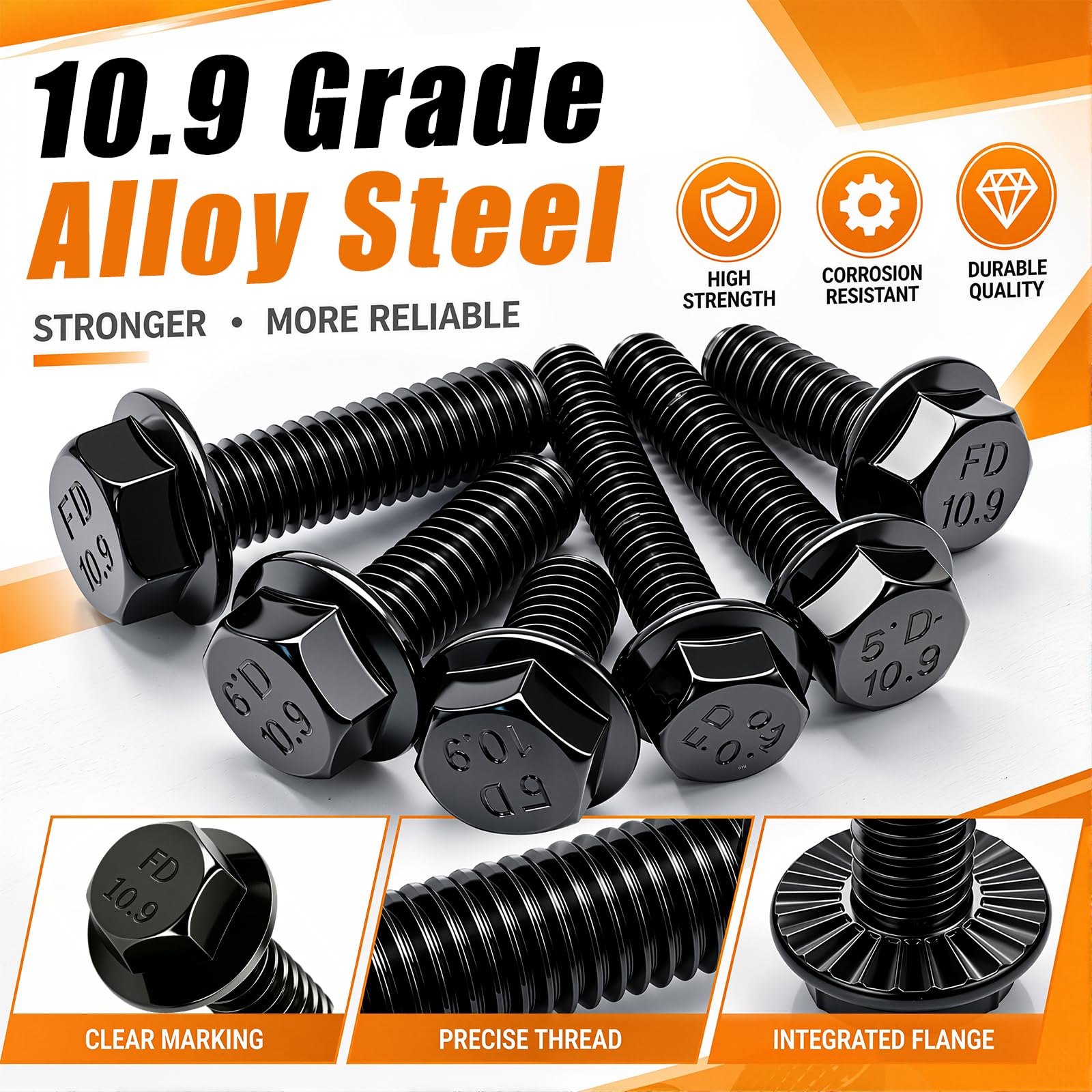 Metric Bolt & Nut Kit - 400 Piece Assortment -3