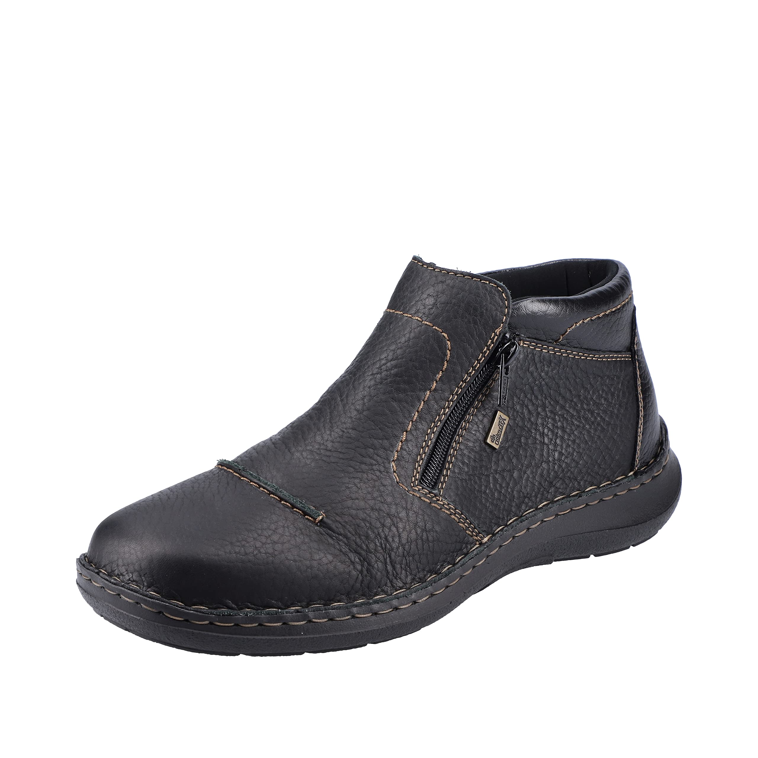 Rieker Men's Boots with Warm Lining in Black, Black 00, 7.5 UK