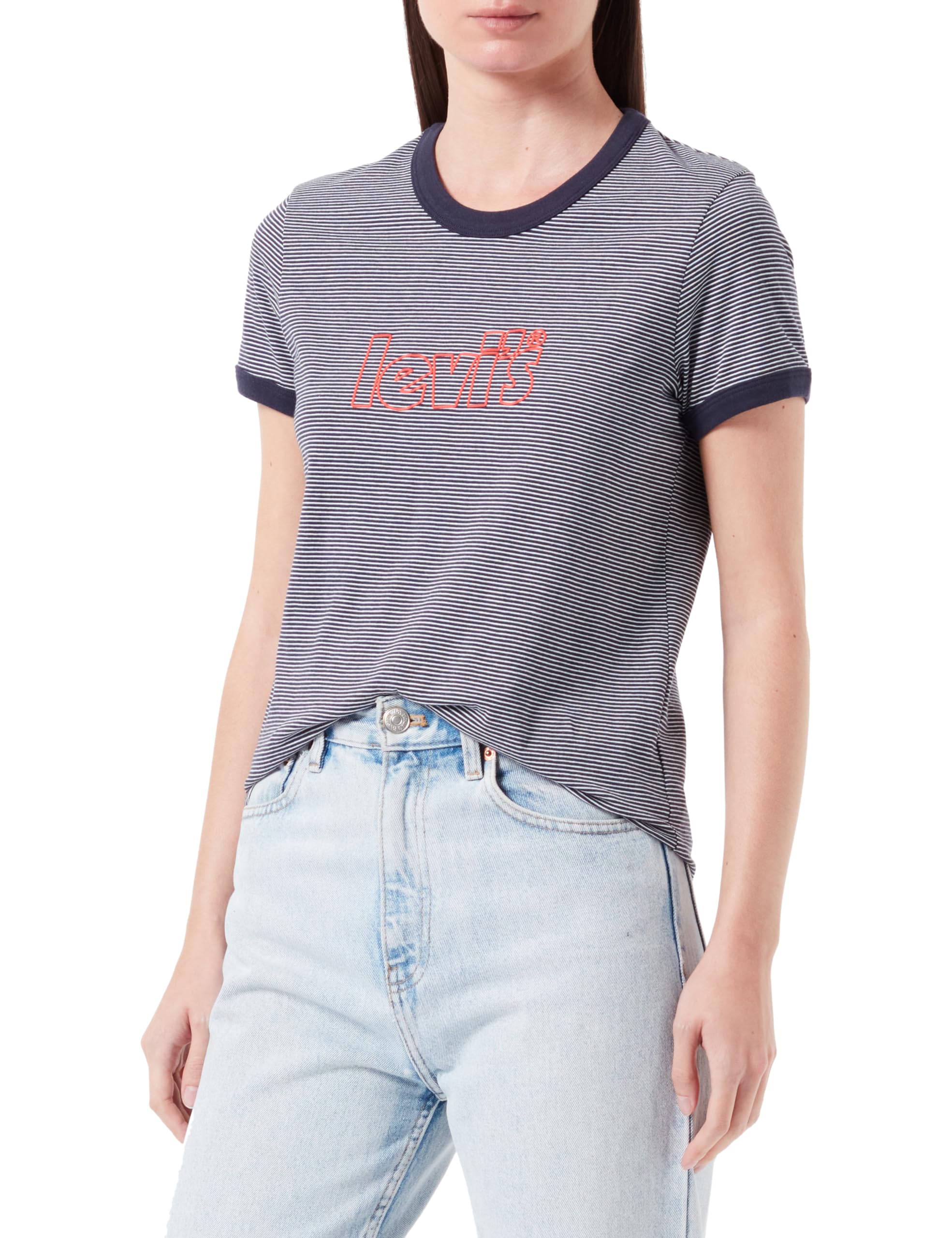 Levi's Graphic Ringer tee T-Shirt para Mujer