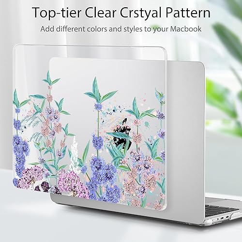 Miniatura 9 de Tuiklol Funda compatible con MacBook Air de 15 pulgadas con chip M2 2023, modelo A2941, funda rígida con cubierta para teclado, protector de