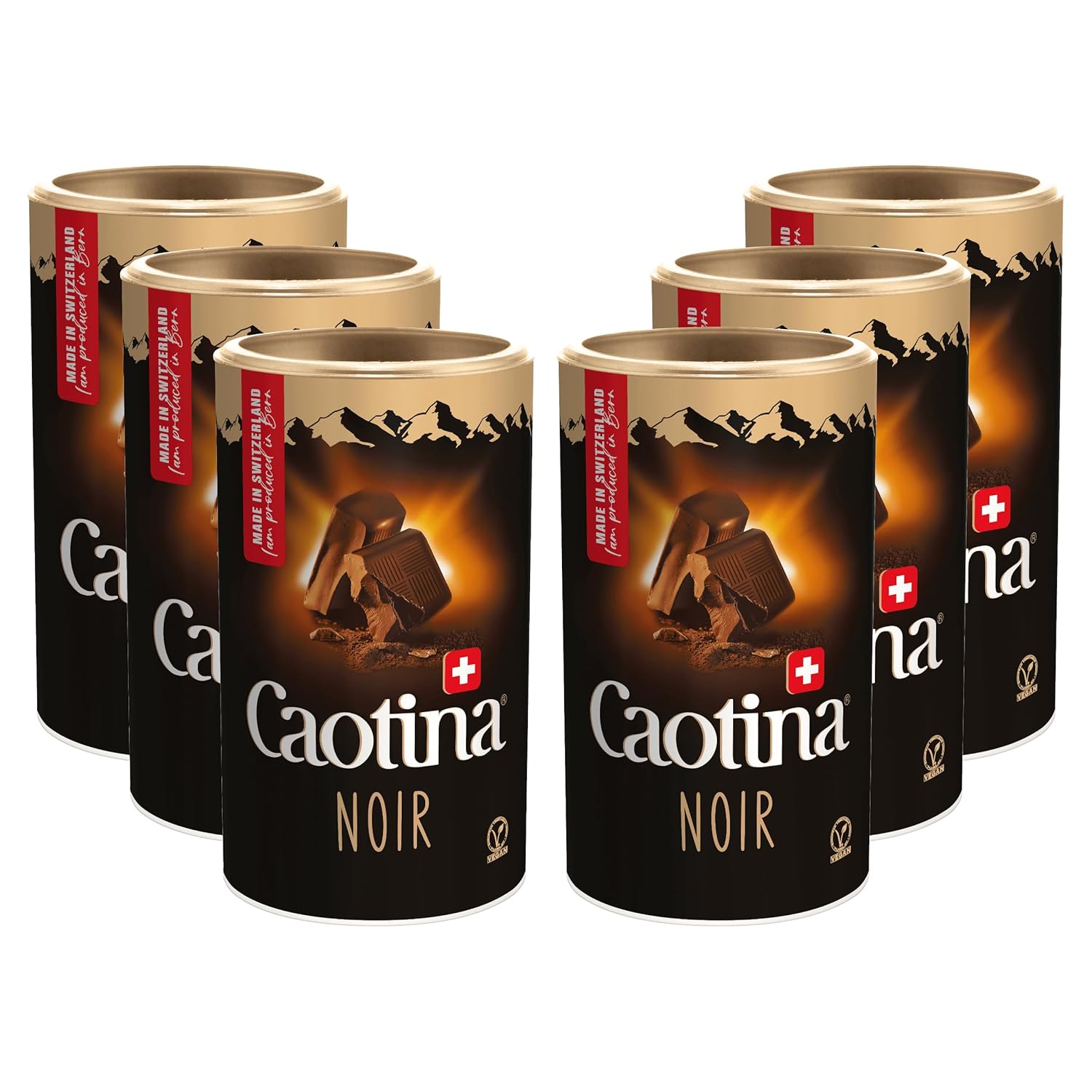 Caotina Noir dunkle Trinkschokolade - Kakao-Pulver für heiße Schokolade ... Caotina Noir dunkle Trinkschokolade - Kakao-Pulver für heiße Schokolade ...