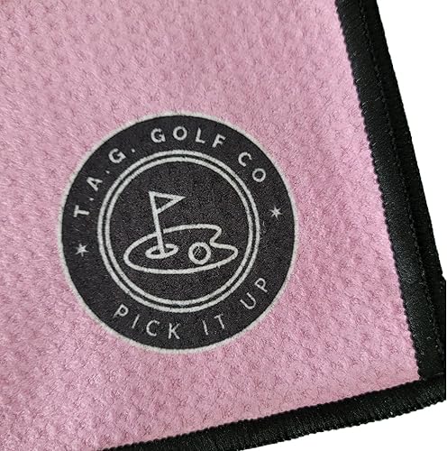 Miniatura 4 de TAG Golf Co - Toalla de golf magnética pequeña, pégala a tu club o putter, toalla de golf de microfibra, tamaño perfecto para bolsillo, 6 x 6