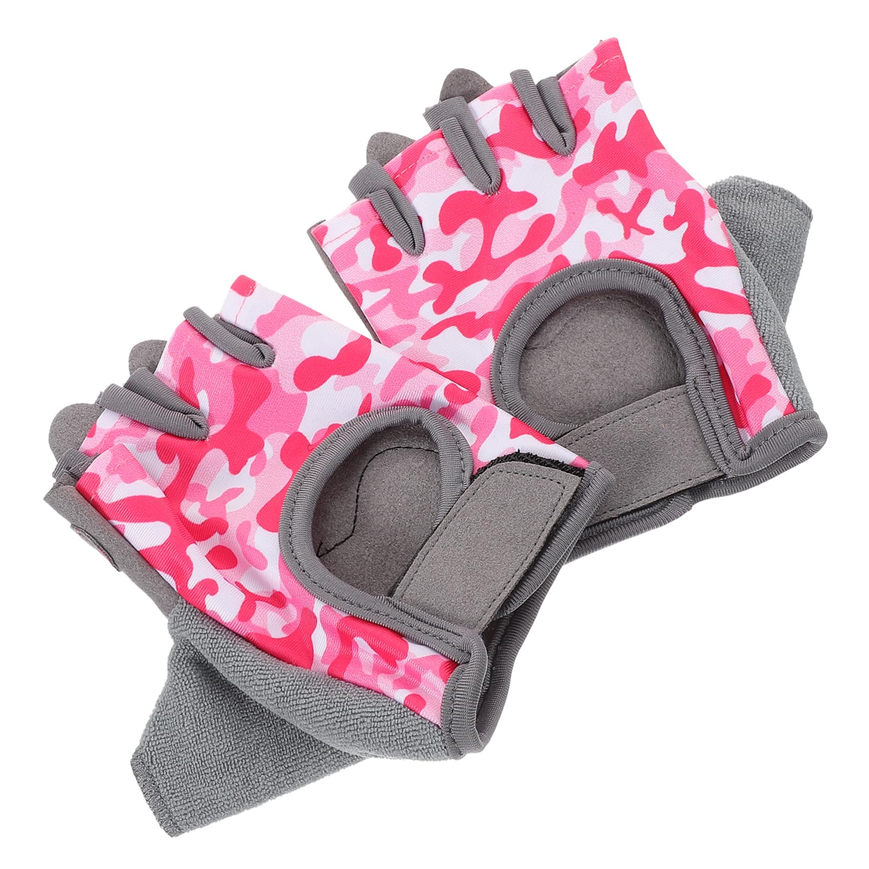 Toddmomy Guantes de Ciclismo para niños Guantes niño para niños Accesorios de Pesca de Gimnasio cómodos de Pesca Deportivos para Nylon