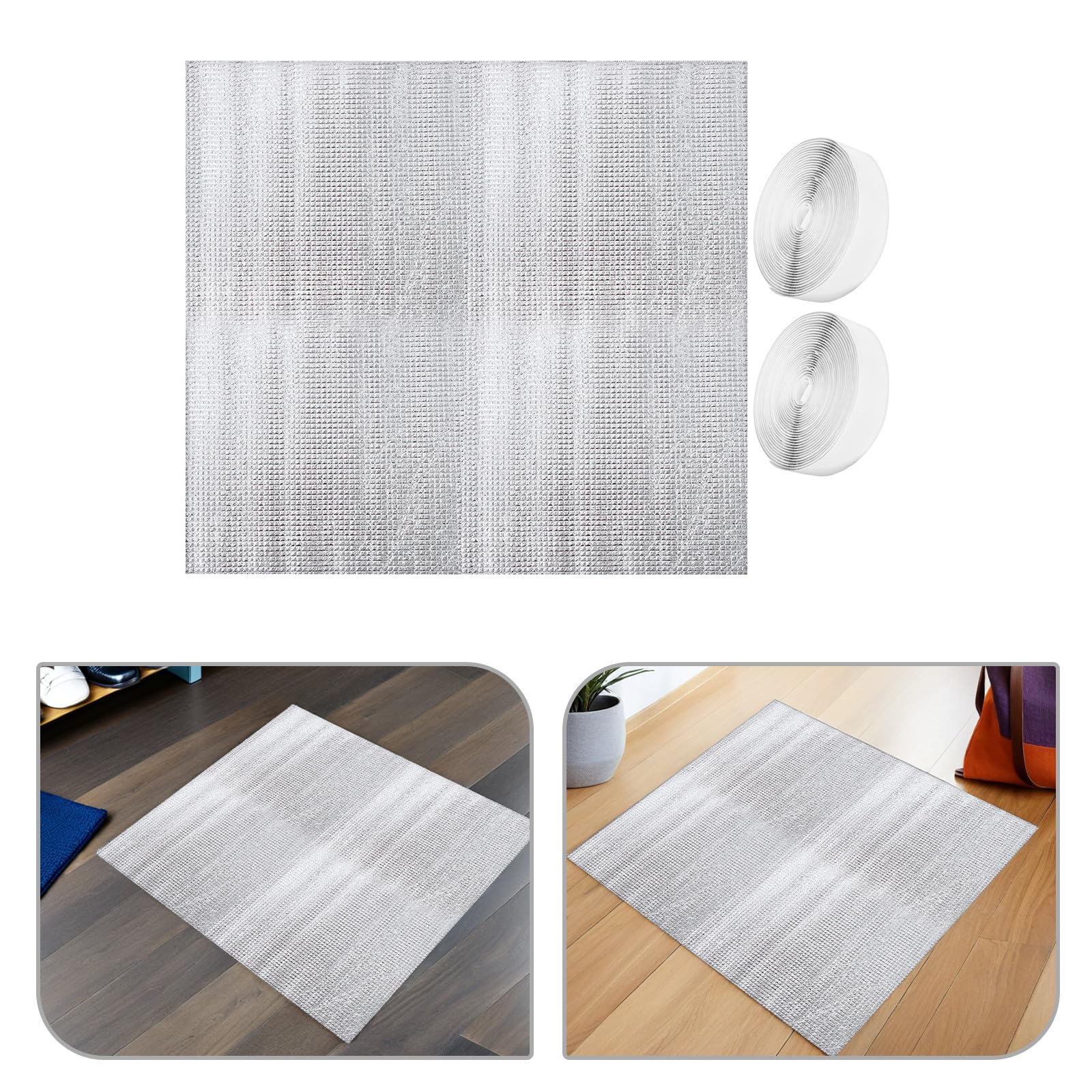 Veemoon 2sets Copertura Isolante per Ventola Soffitta Scudo Termico per Isolamento Soffitto in Alluminio Guarnizione per Sfiato Soffitta Ventilazione Migliorata Facile Installazione DIY