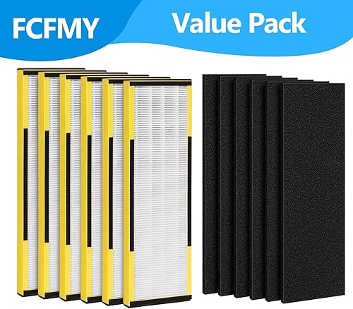 Miniatura 4 de 6 paquetes FLT4825 H13 True HEPA filtro de repuesto B compatible con tecnologías purificador de aire AC4300BPTCA, CDAP4500BCA, AC4825, AC4850PT,