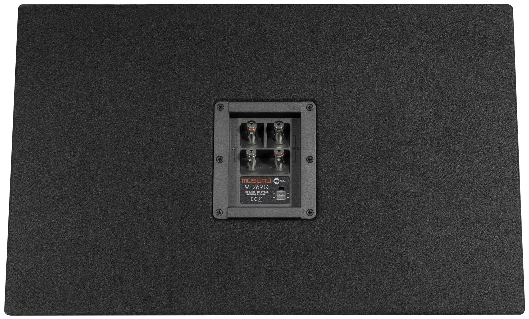 Musway MT269Q DUAL-BASSREFLEX-System 2X 6x9 Subwoofer