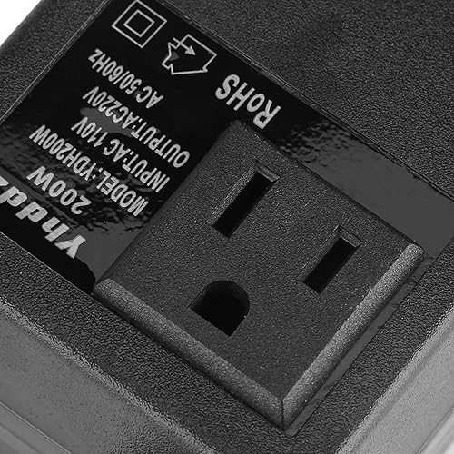 Miniatura 6 de Convertidor y transformador de voltaje Step Up & Step Down - Adaptador de viaje de viaje de 200 W, transformador de convertidor de potencia de