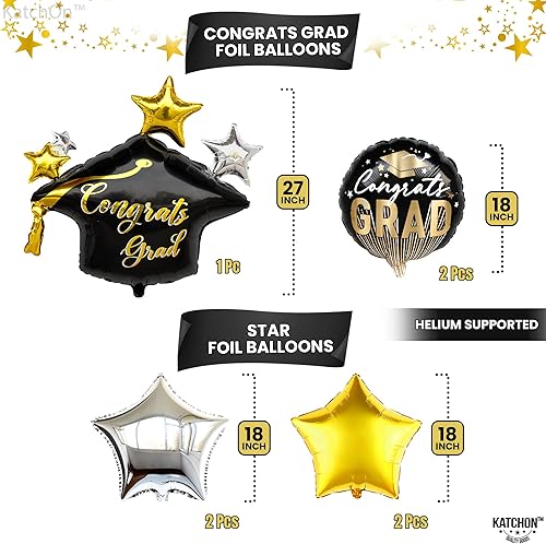 Miniatura 4 de KatchOn, Juego de globos de graduación clase de 2024, paquete de 18, grandes, de 27 pulgadas, globos de graduación de la clase de 2024, globos de