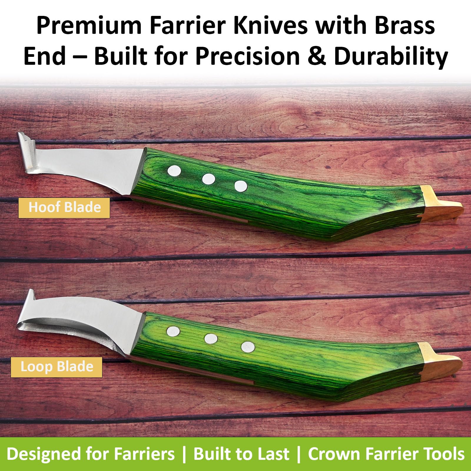 Premium Farrier Knife - Horse & Livestock Hoof Trimming -5
