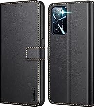 Ganbary Mobile Phone Case for Oppo A54s / Oppo A16 / Oppo A16s Case, Premium Leather Flip Case [Card Slots] [Magnetic Closure] [Stand Function] Compatible with Oppo A54s Protective Case, Black