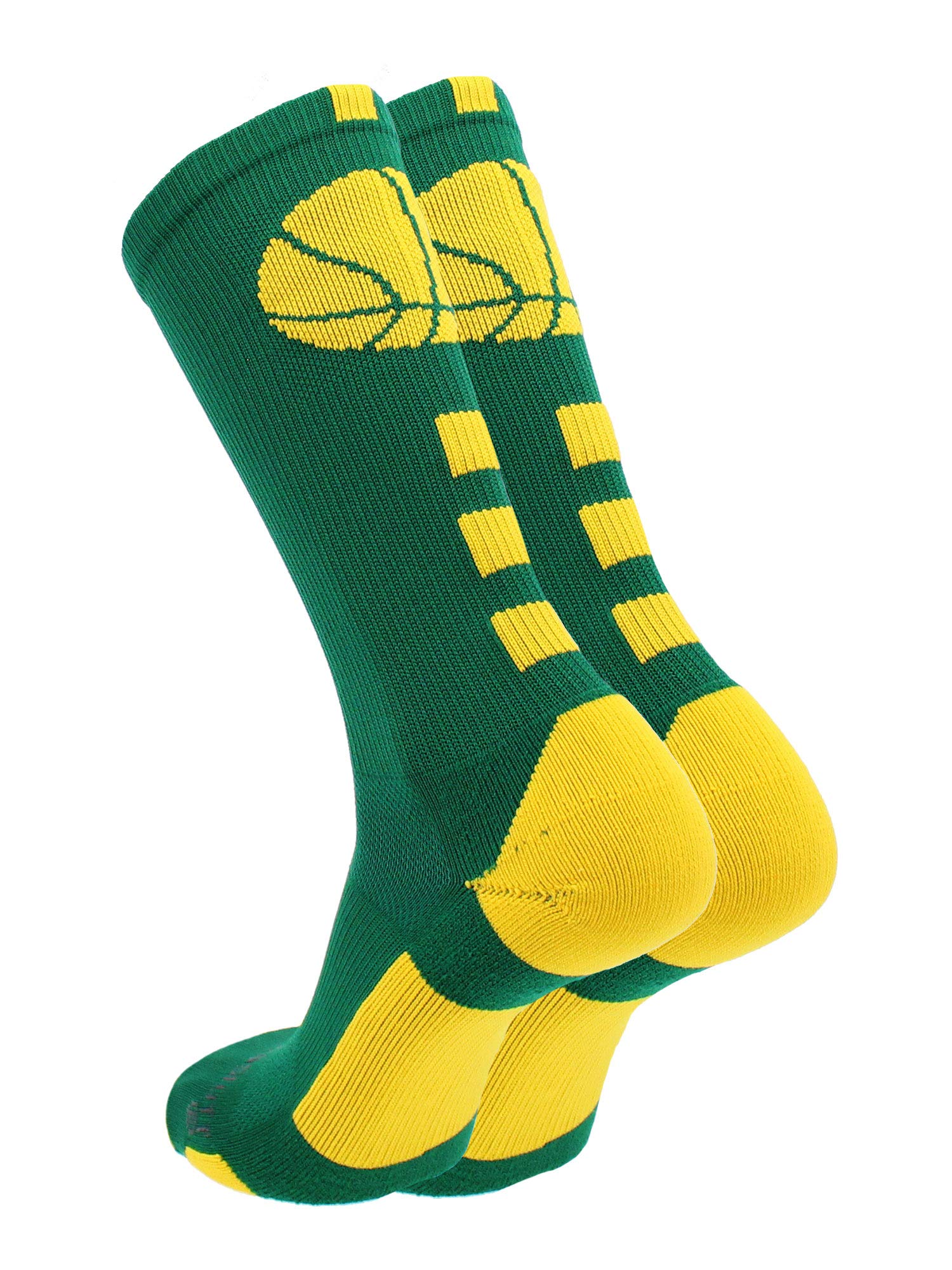 madsportsstuff basketball logo athletic crew socks