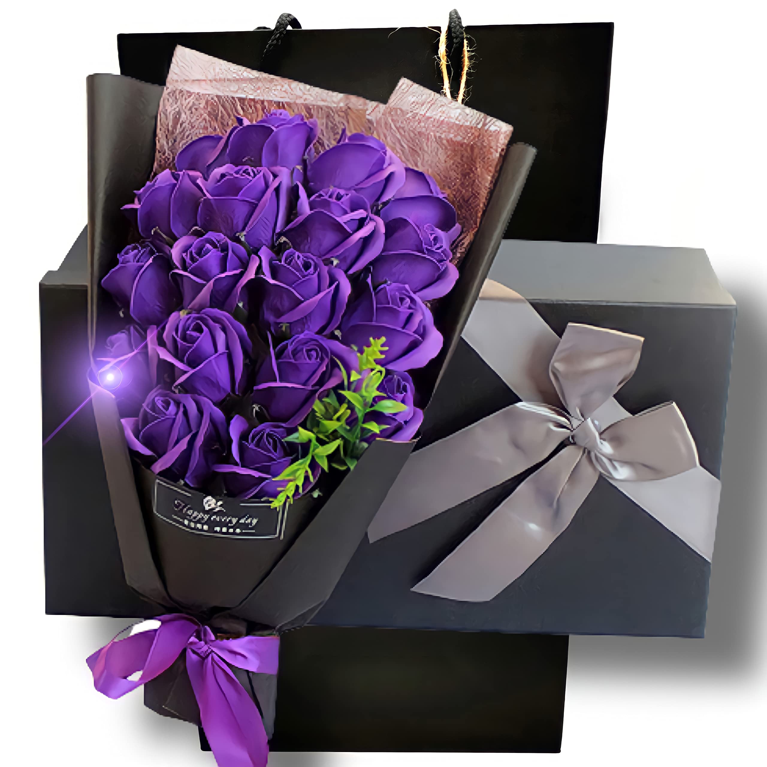 Amazon｜[Capiner] ソープフラワー 花束 結婚記念日 結婚祝い  