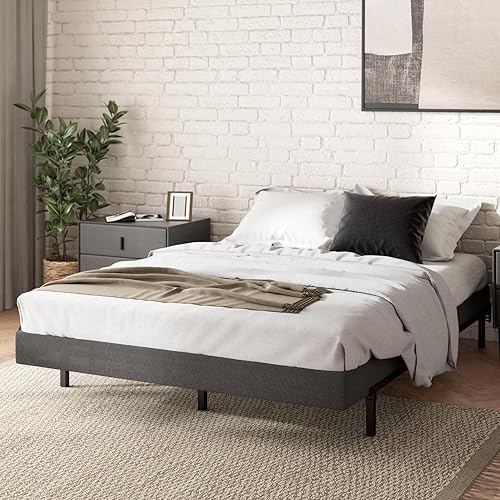 Miniatura 50 de Sommier inteligente de 7 pulgadas Zinus / base de colchón / estructura de acero fuerte / armado fácil requerido, Acero