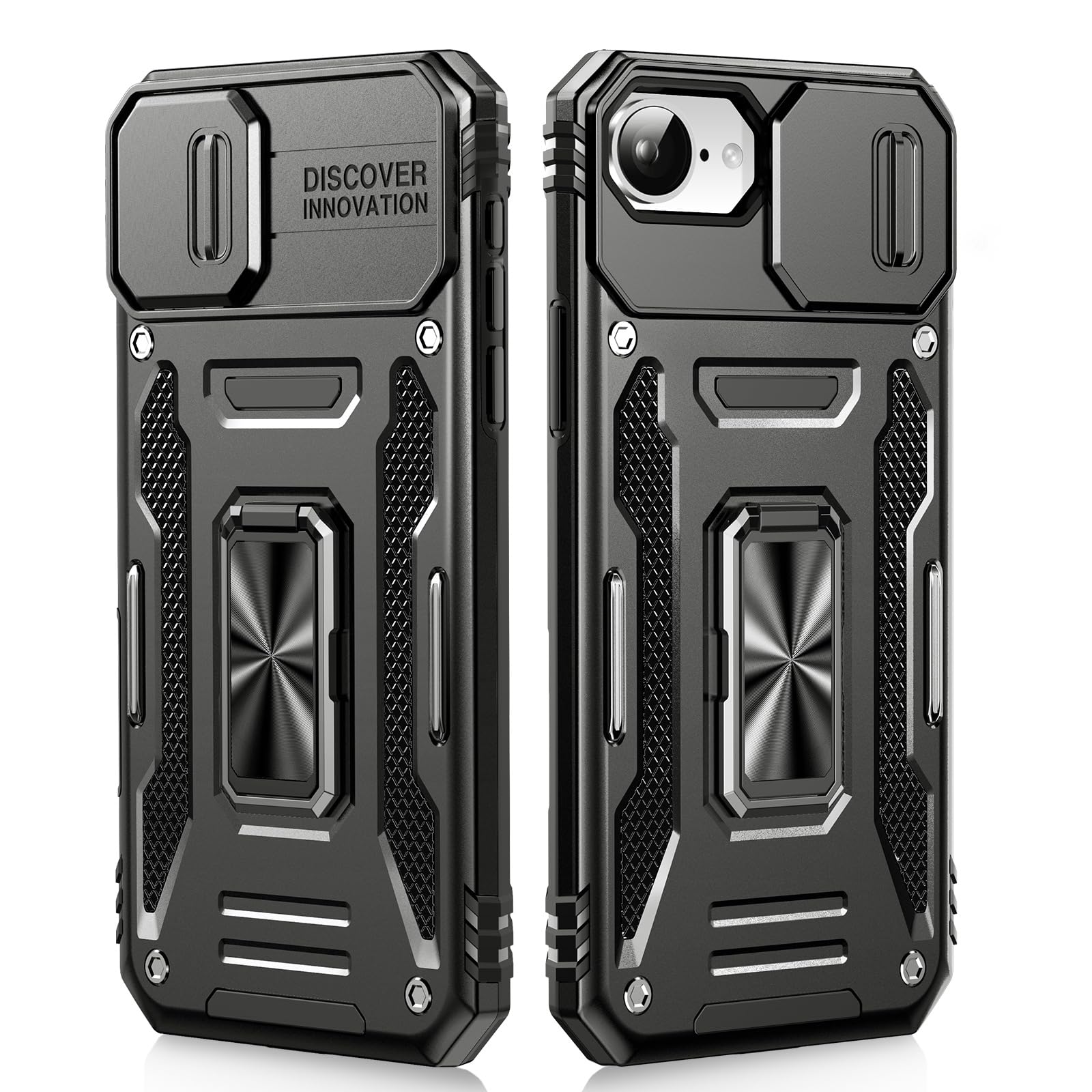 【米軍MIL規格 & スライド式カメラカバー】iPhone 16E / 17E…