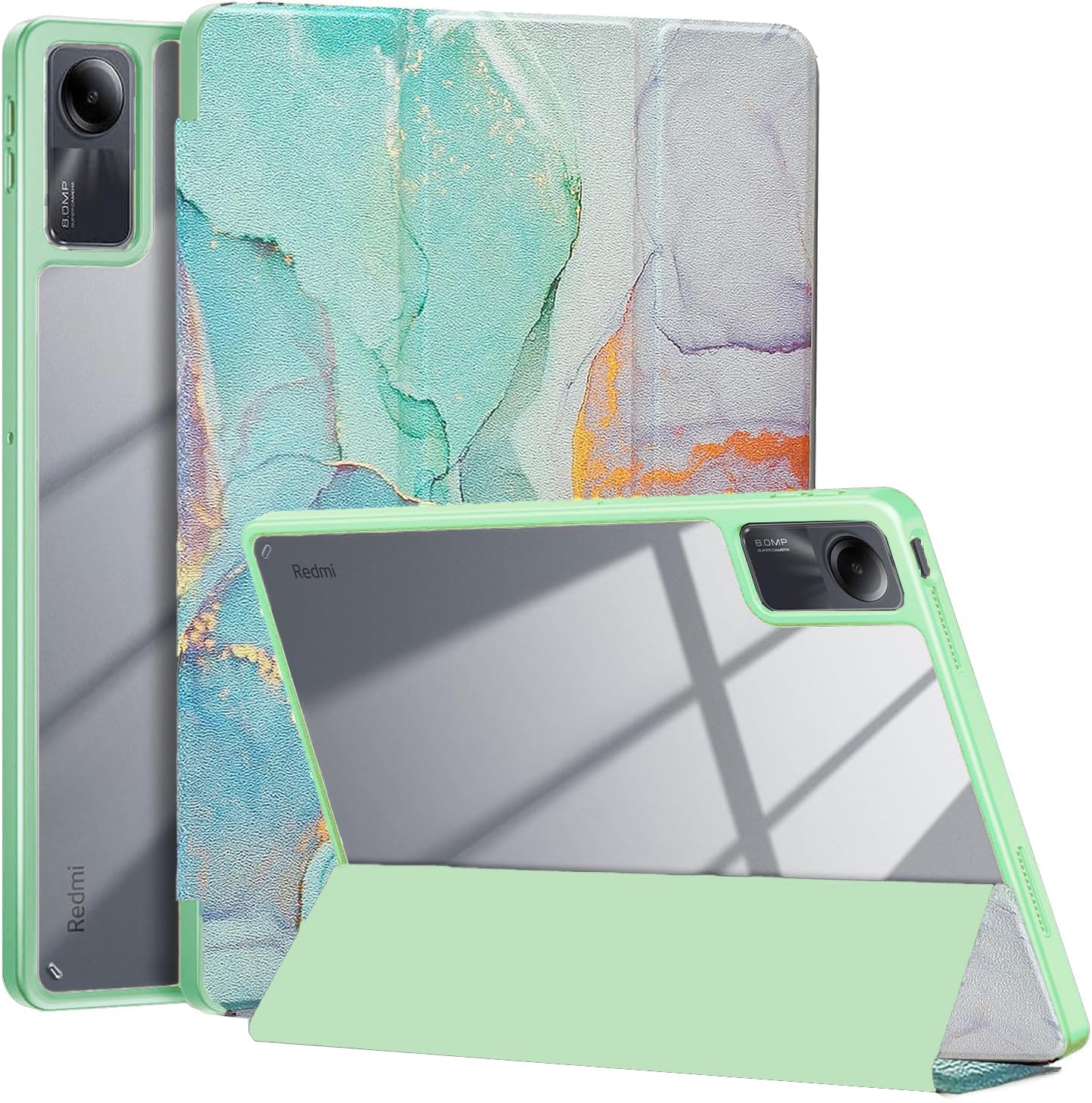 ProElite Case Cover for Redmi Pad SE 11 inch Cover, Transparent Flip Case for Redmi Pad SE 11 inch [Supports Auto Sleep Wake Function], Marble Green (B0D4DBRWJR) Amazon Price History, Amazon Price Tracker