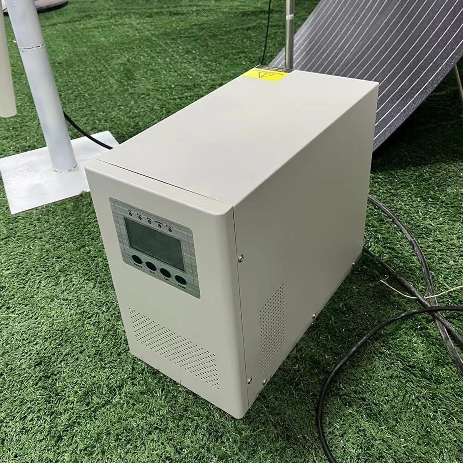 1500W DC 12V Solar Hybrid Wechselrichter mit MPPT Solarladeregler Reiner Sinus Wechselrichter 220 VAC für Energiespeicher in Haushalten und Wohnmobilen