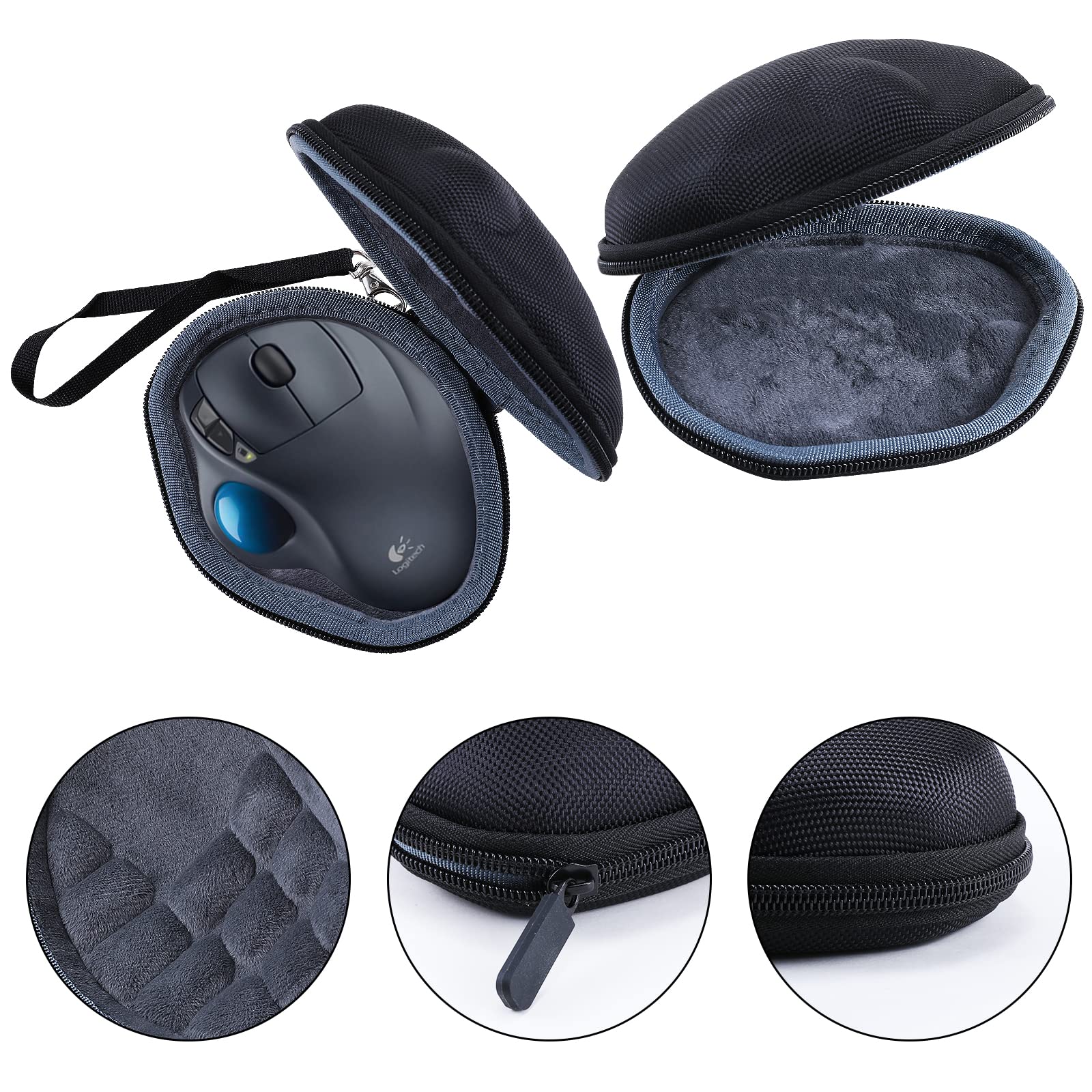ロジクール ワイヤレス トラックボールマウス 専用ケース付き Amazon | ロジクール (Logicool) M575GR /M575S 収納ケース用