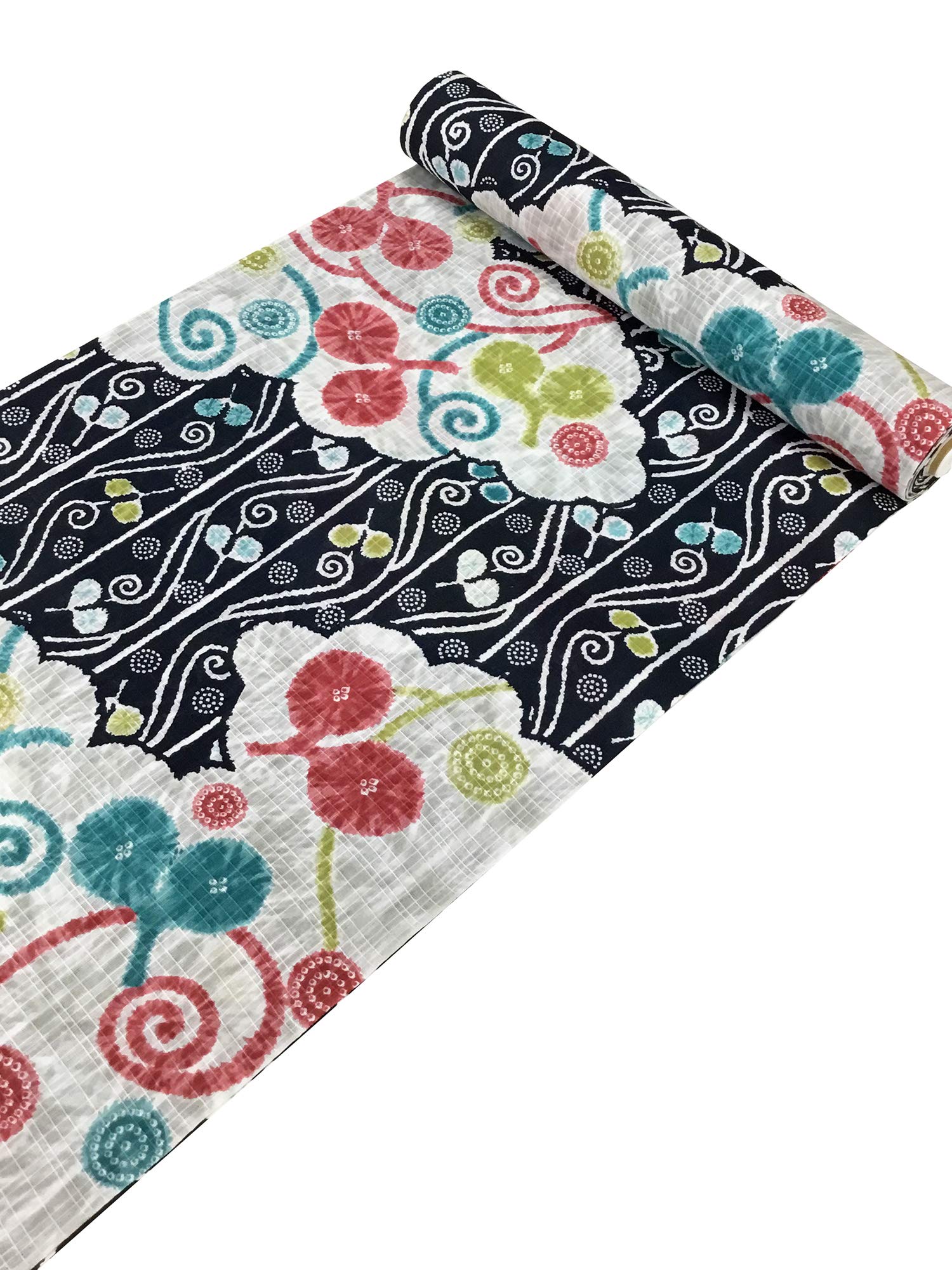 Amazon.co.jp: 【未仕立て品】 京友禅手捺染 綿紅梅 ゆかた 優華壇 綿 