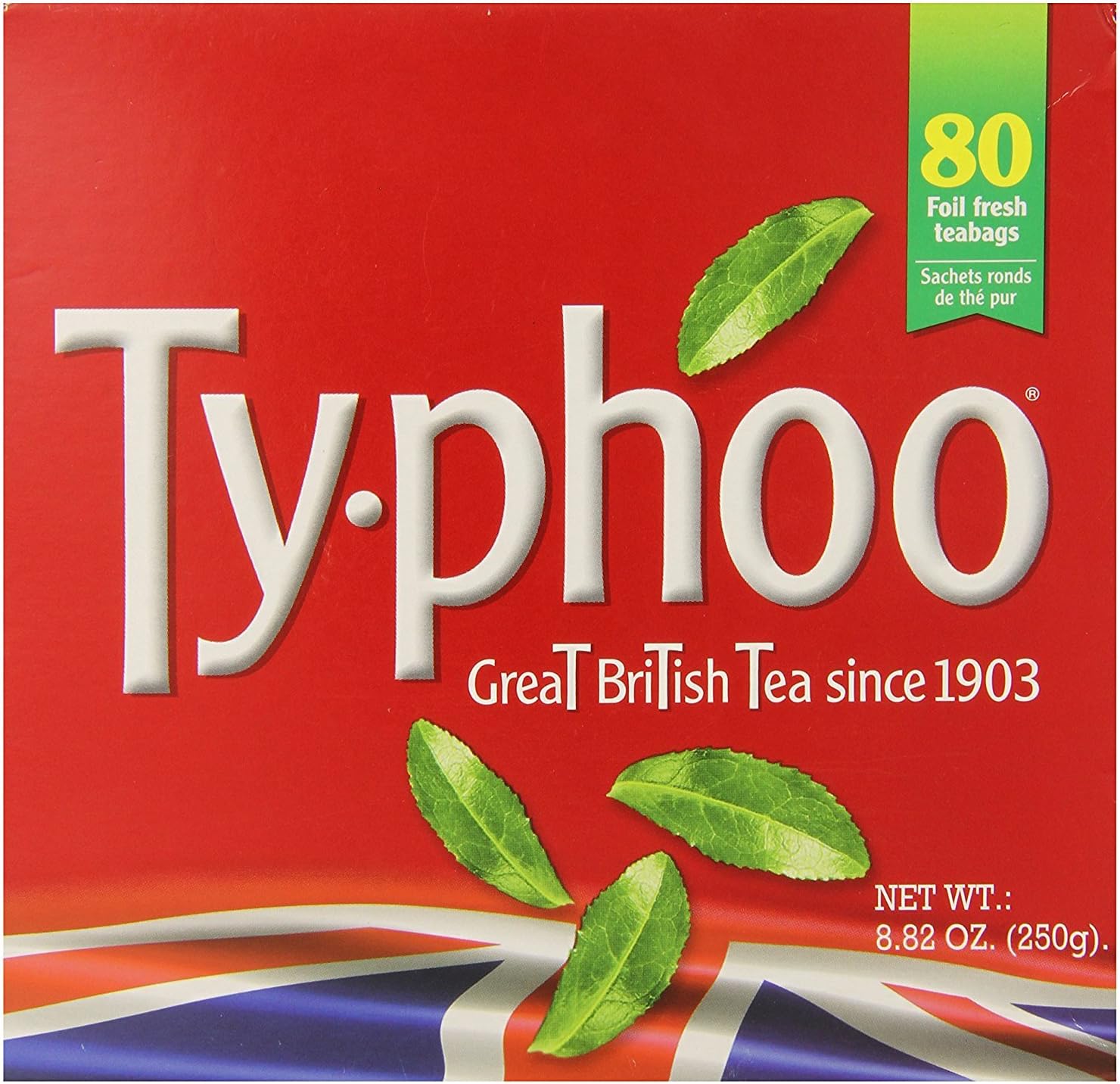 Typhoo Black Tea, 80ct Bags
