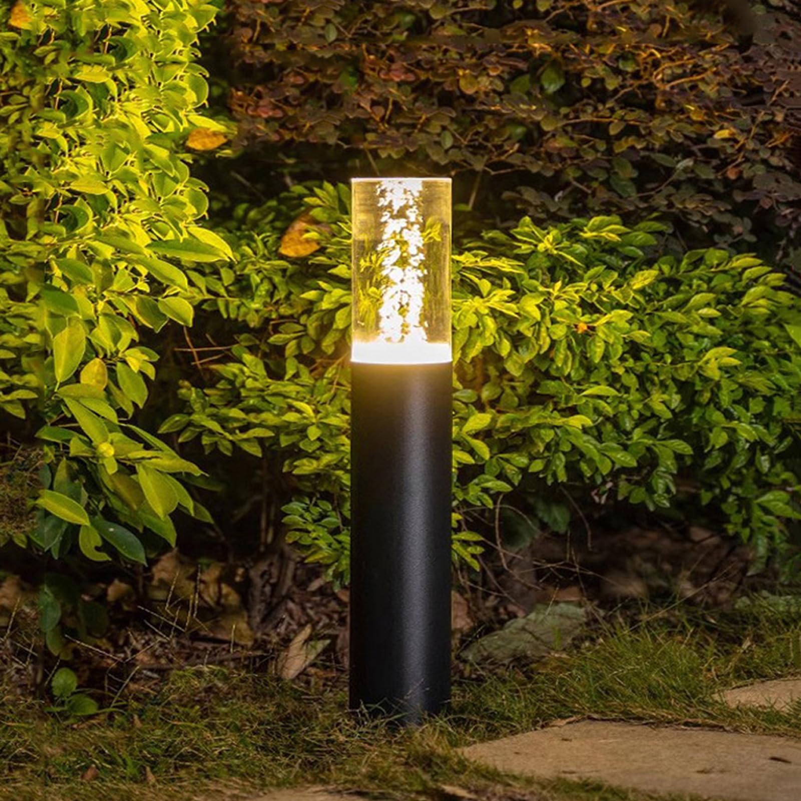 SDUYTDG ﻿Aluminum Landscape Path Light, Modern Outdoor LED Luxury Bollard Lighting with IP65 Waterproof for Lawn Courtyard Driveway Pathway Decoration Lighting
