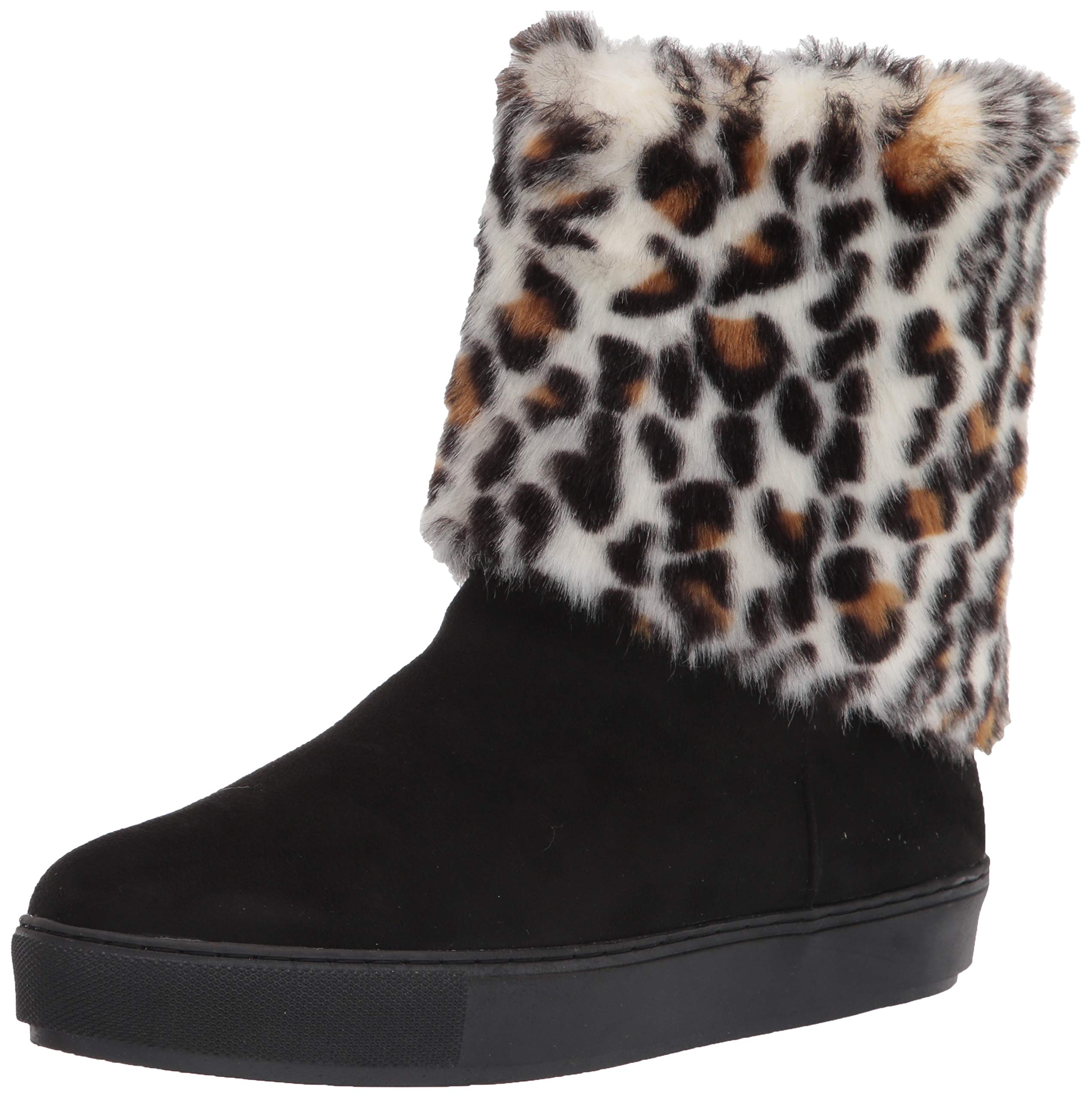 Women's Artful Fashion Boot, Black Microsuede, 9 Medium US