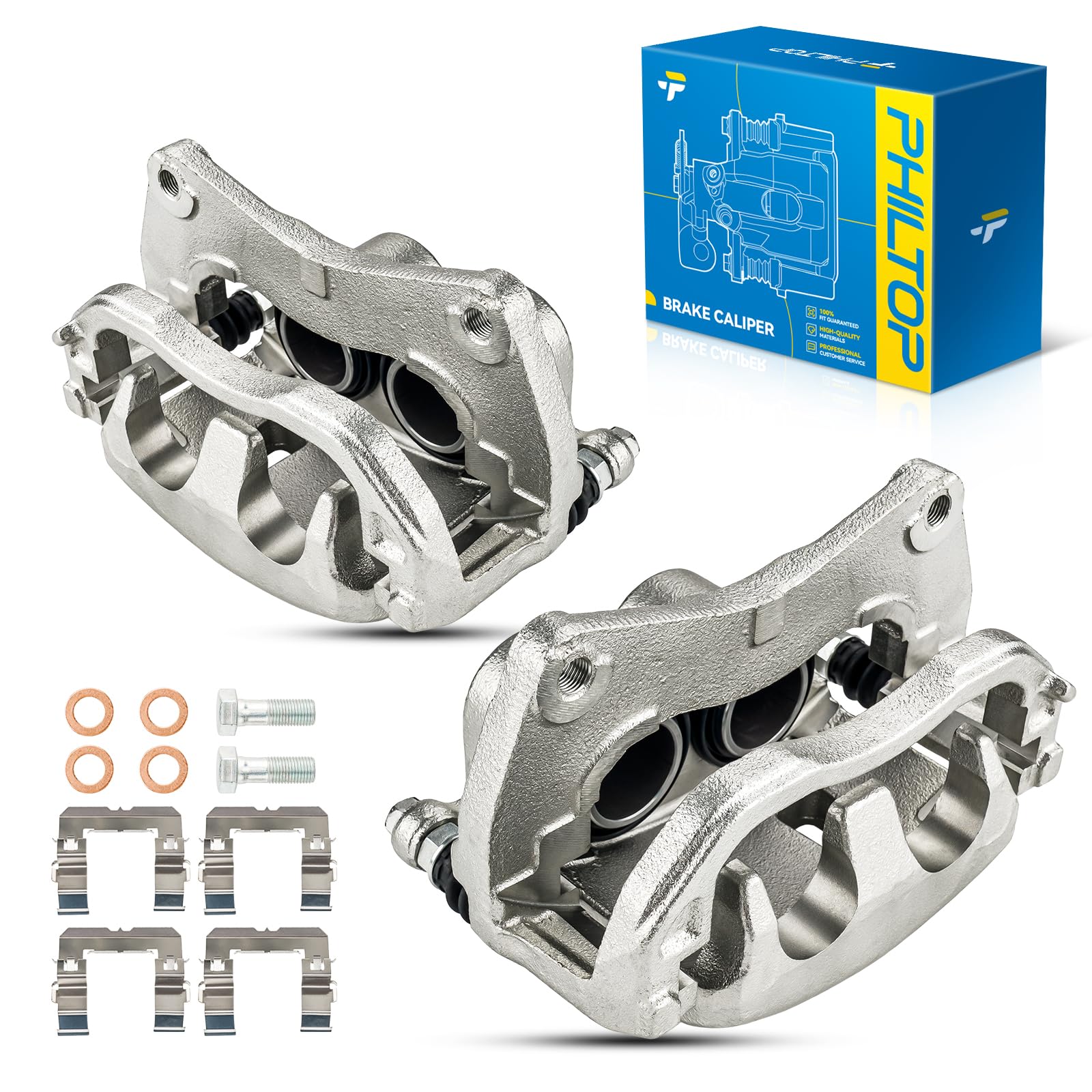 PHILTOP Brake Caliper Front Fit for Subaru Outback WRX Forester Legacy