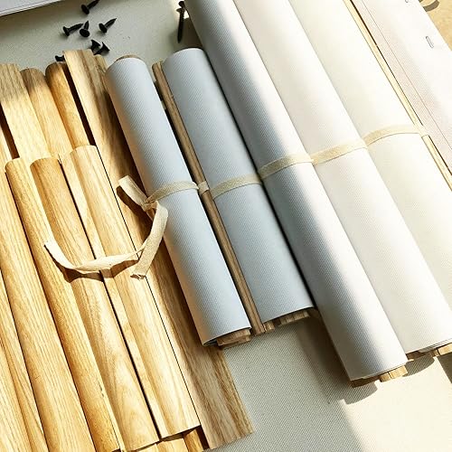 Miniatura 4 de THVANART Van Gogh - Pósteres e impresiones artísticas en lienzo para pared, diseño de noche estrellada enmarcada de madera de roble, decoración de