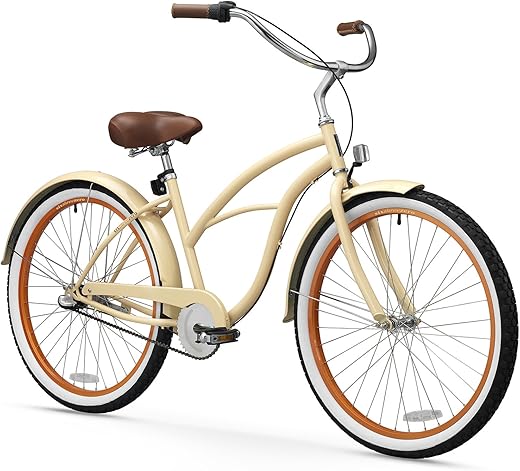 sixthreezero Women's Beach Cruiser Bicycle, 26" Wheels/17 Frame