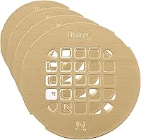 Vista 10 de Oatey 42360 Colador de ducha redondo universal de 4-1/4 pulgadas Snap-Tite en oro cepillado