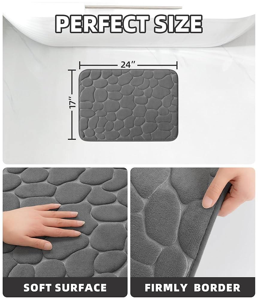 【新品・未使用】Smart Bath Mat Amazon.com: YIHOUSE Bathroom Mat Rug, Memory Foam Bath Mat