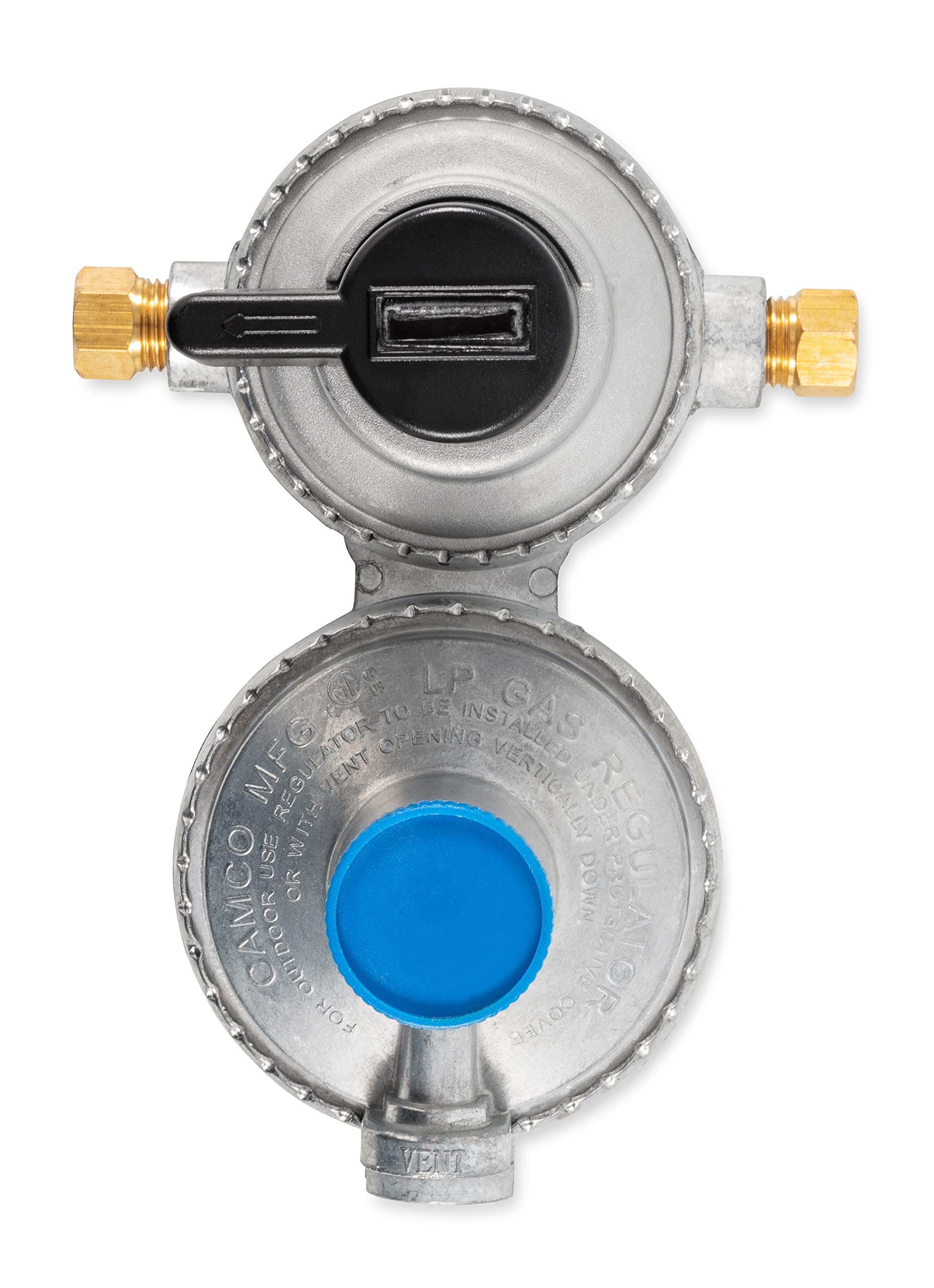 Camco 59005 propano Double-Stage Auto-Changeover regulador