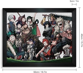 Amazon.co.jp: 5dダイヤモンド絵画 僕のヒーローアカデミア ヒロアカ