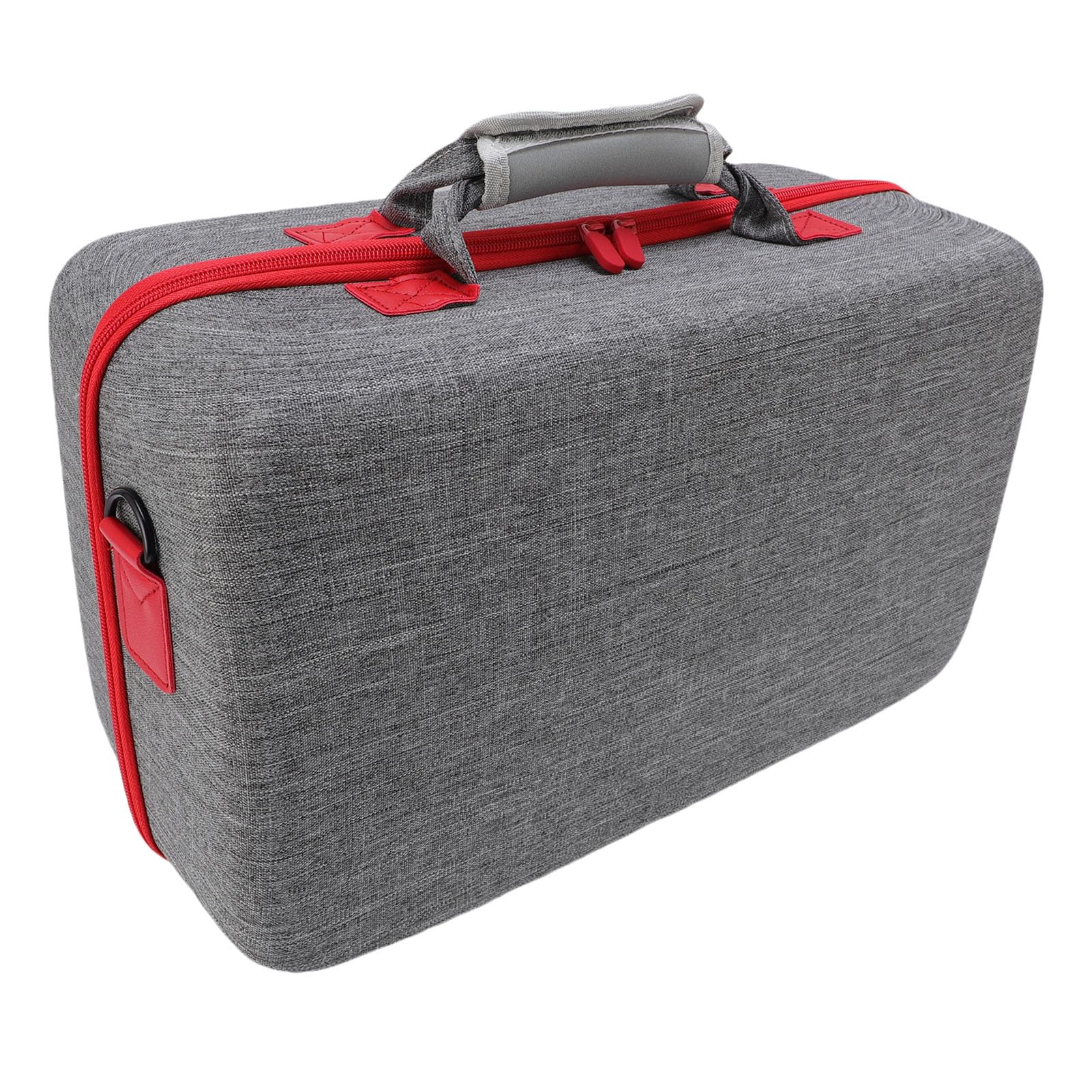 Borsa da Viaggio Portatile di una Console di Gioco, Console Protettiva impermeabile. Scatola di Trasmissione Dura per Cavi per Cuffie Verticali Controller (GREY)