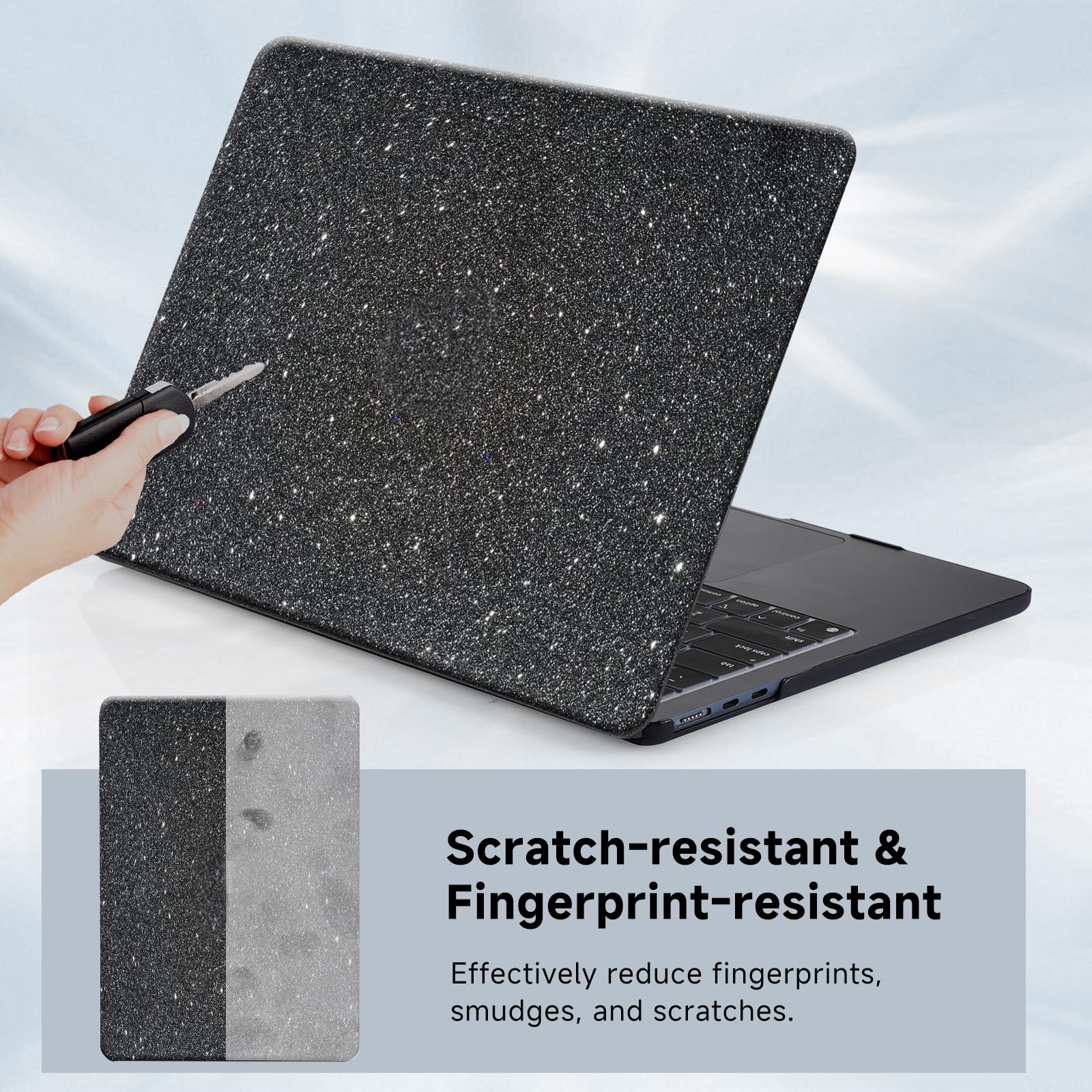 Se7enline Compatible With 2021/2022/2023/2024 MacBook Pro 16 Inch Case Hard Shell Laptop Cover For 16-inch MacBook Pro Model A2485 A2780 A2991 A3403 M4 M3 M2 M1&Keyboard Skin, Aqua Green