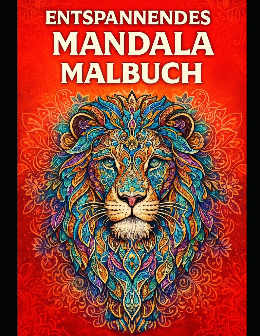 Entspannendes Mandala Malbuch: 50 Tier-Mandalas zum Ausmalen für Kinder und Erwachsene
