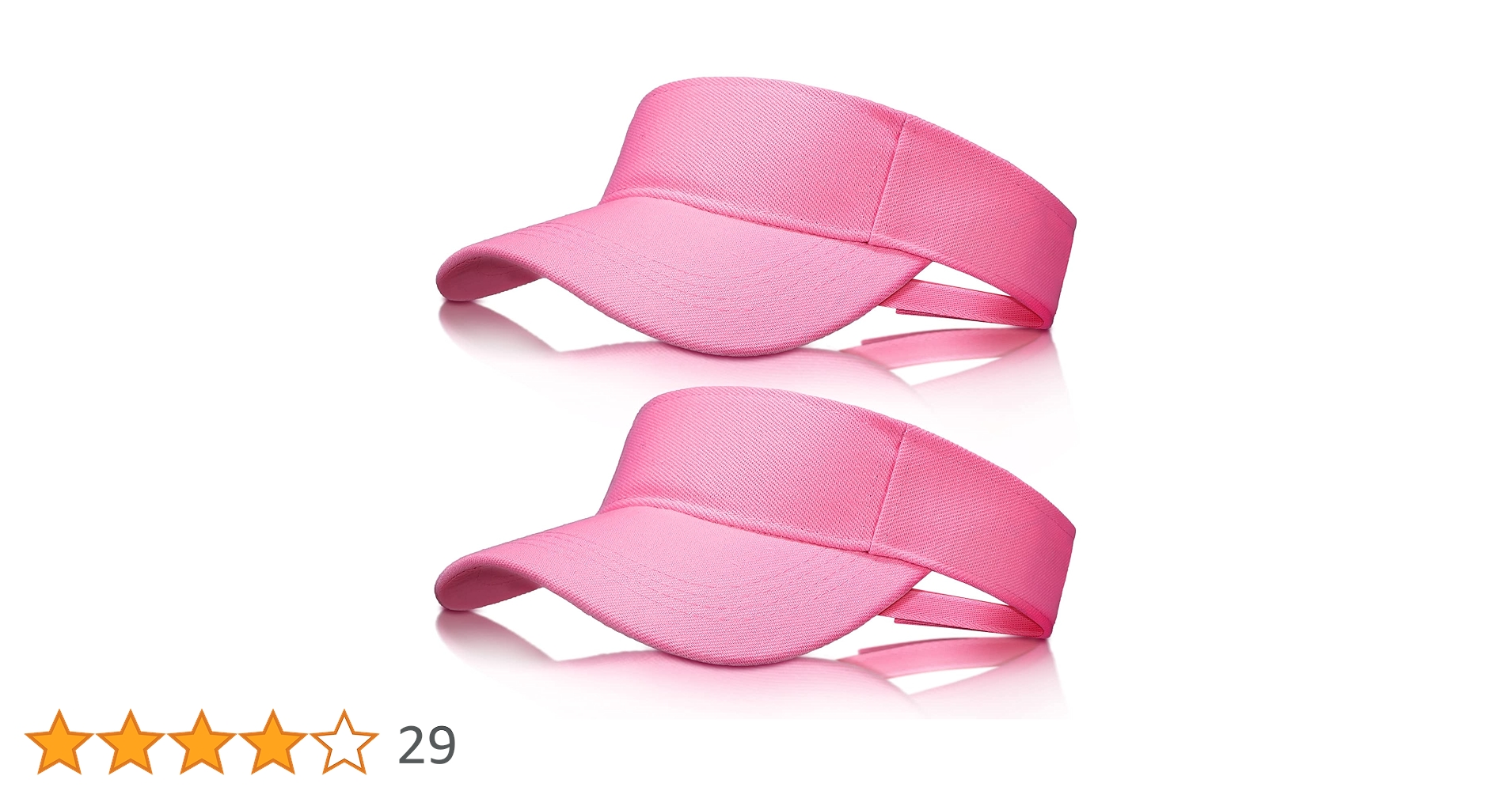 Buy Yahenda 2 Pcs Pink Long Brim Sun Visors for Women