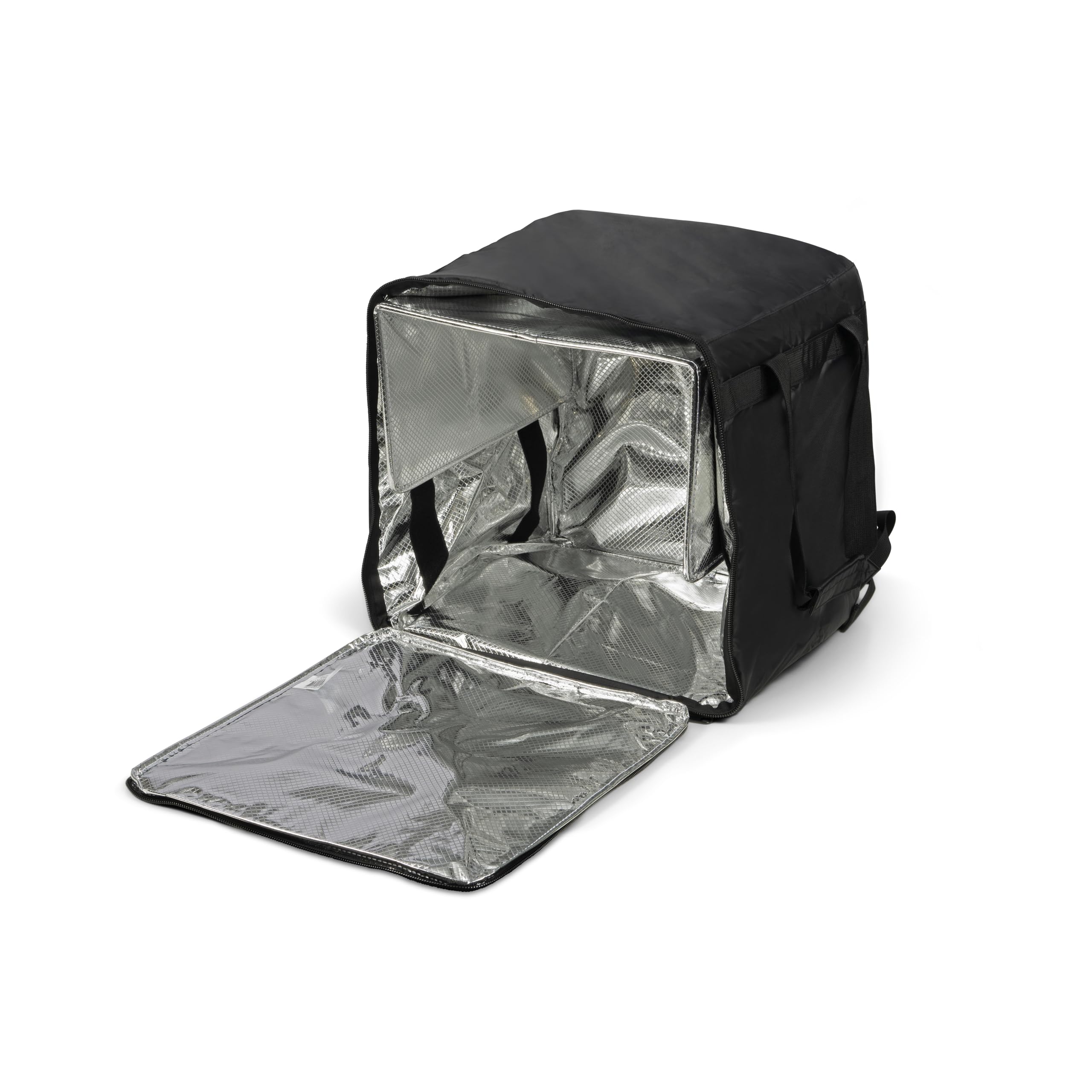 Steamy Sac à Dos de Livraison Isotherme, Grande Capacité, 63 Litre, Noir