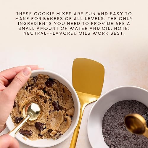 Miniatura 4 de Autumn Sons Baking Co. Mezcla de galletas de trozos de chocolate sin gluten y trozos de chocolate dobles. Mezcla vegana para hornear a base de